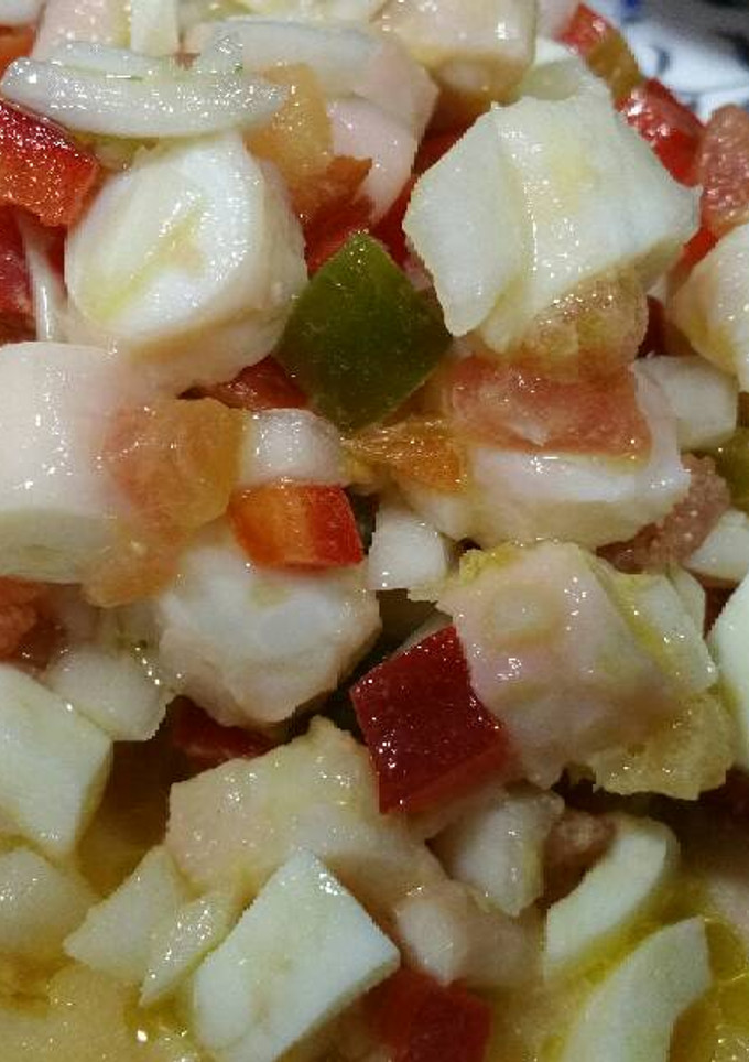 Una foto de Pulpo a la vinagreta