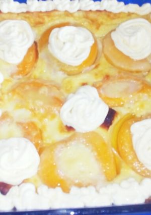 Una foto de Postre de durazno