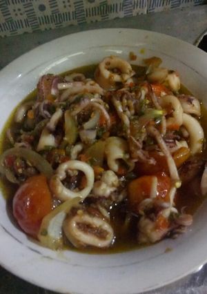 Foto resep Cumi sambel ijo
