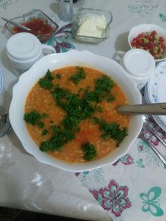 عکسی از دستور سوپ جو