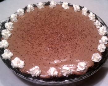 Easy Prepare Recipe Chocolate Mousse Pie Very Delicious