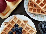 Gambar waffle oat