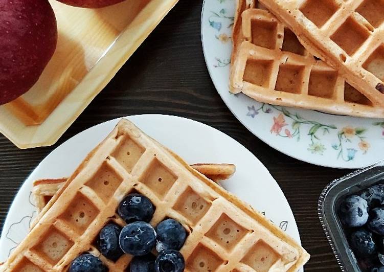 Langkah Mudah untuk Menyiapkan 💢Banana Oatmeal Waffle (Non Keto)💢 yang Bikin Ngiler