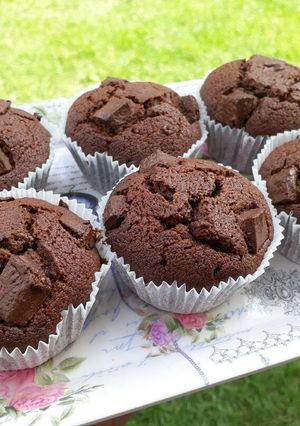 Duplacsokis muffin recept fotója