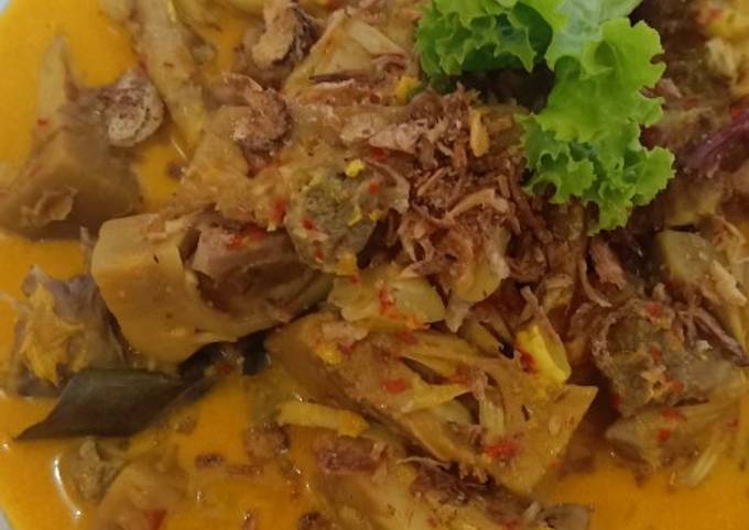 Standar Resep  buat Gulai cubadak dijamin enak