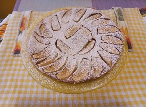 Foto di Torta di mele senza zucchero e burro