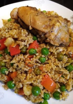 Una foto de Arroz con pollo