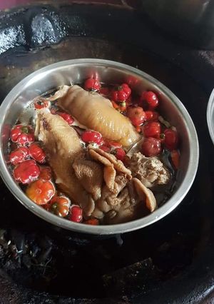 Foto resep Semur pedas kepala ayam jumbo