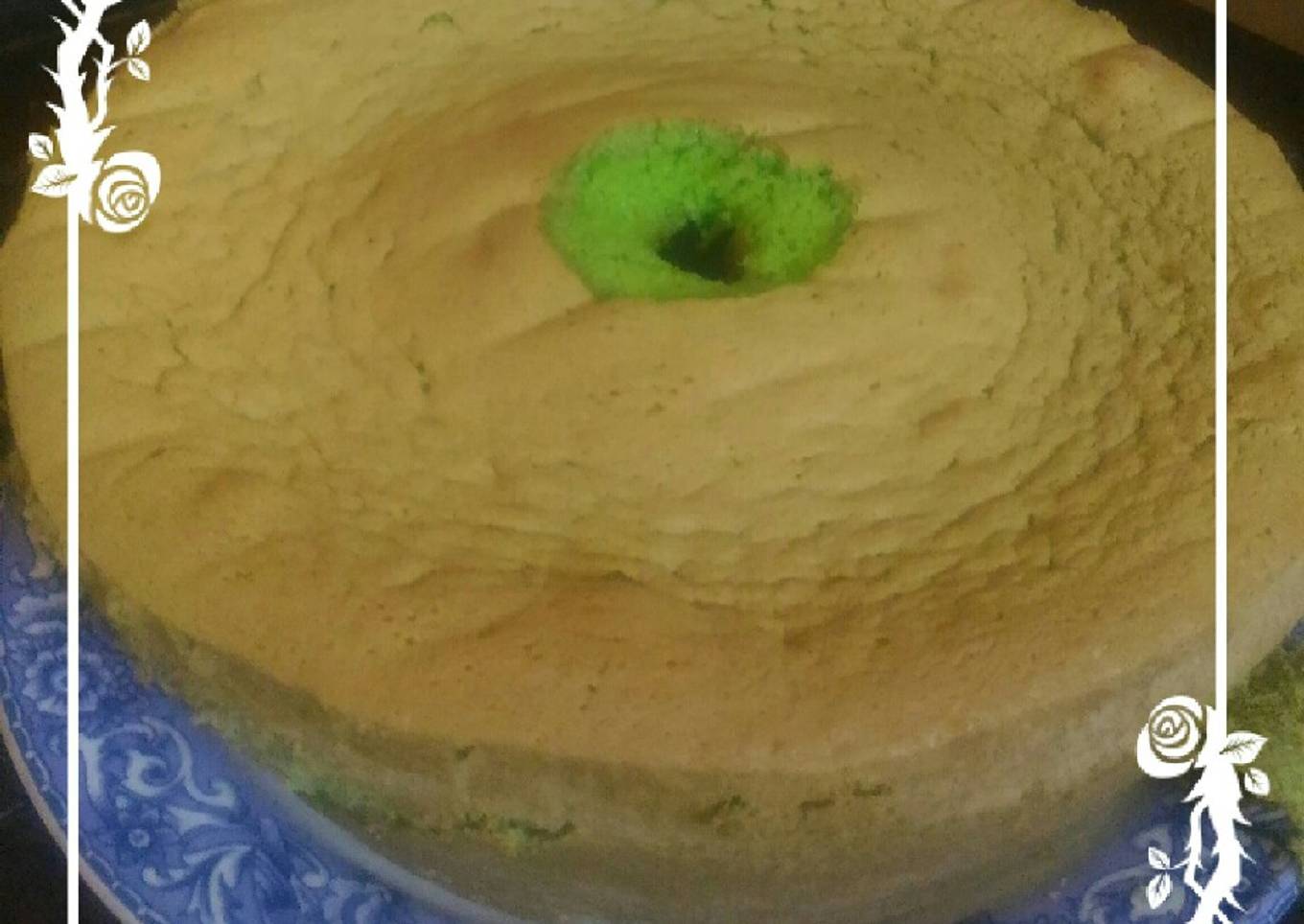 Bolu Pandan Santan, mudah, murah, enak, lembut, cocok utk pemula