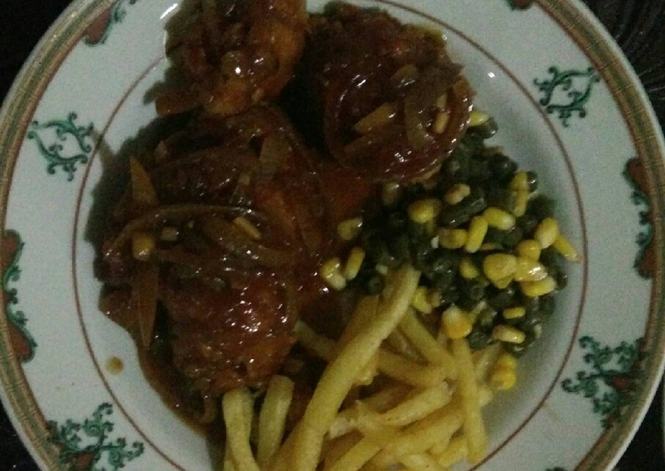 Chicken Steak Bumbu Lada Hitam