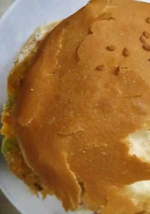 A picture of Veg burger.