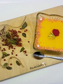 عکسی از دستور فرنی کدو حلوایی (زعفرانی)🥰