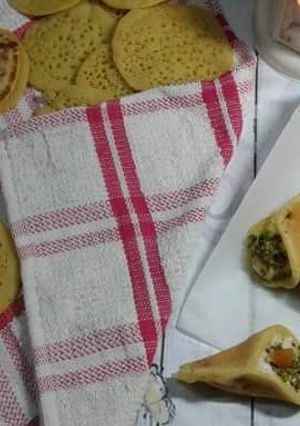 A picture of Ataif Velvet Pancakes.