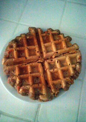 A picture of Carrot Cake Waffles.