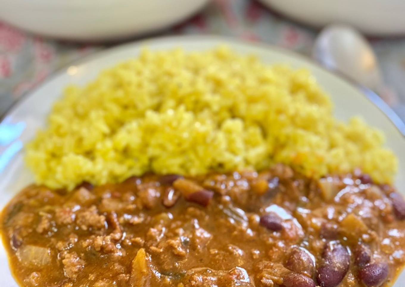 Haricot rouge à la viande hachée