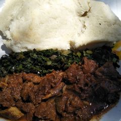 A picture of Ugali beef.
