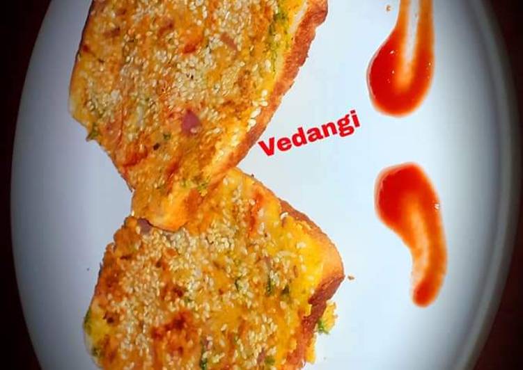 Steps to Prepare Super Quick Homemade Moong Dal Toast