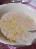 Porridge de limón proteico