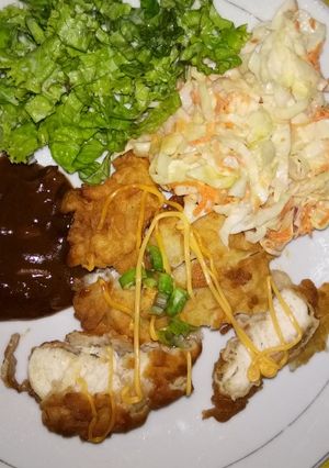 Foto resep Chicken katsu with salad bak bik buk