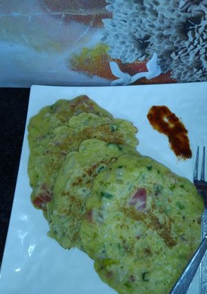 ডিমের প্যানকেক (dimer pancake recipe in Bengali) রেসিপির প্রধান ছবি