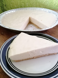 Una foto de Pay de queso sin horno