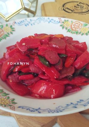 Foto resep Tumis Kulit Buah Naga