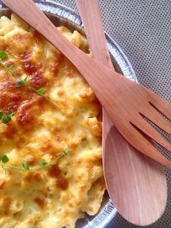 A picture of Baked Mac and Cheese .