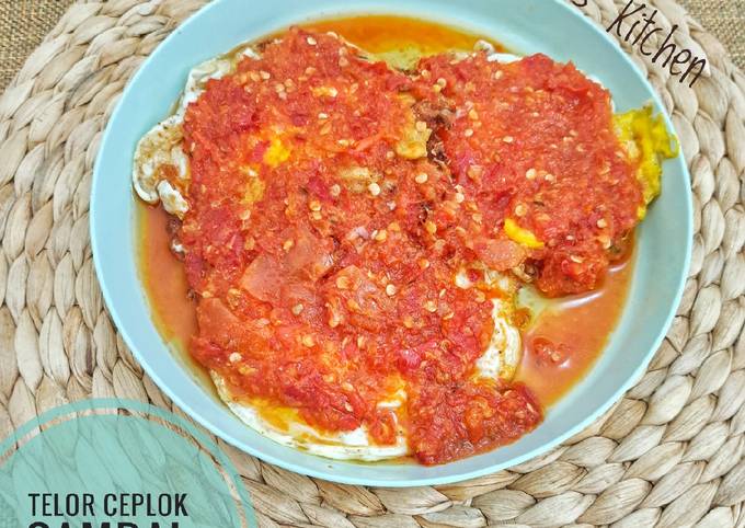 Resep Telor Ceplok Sambal Geprek Oleh Andhien~rheas Kitchen Cookpad