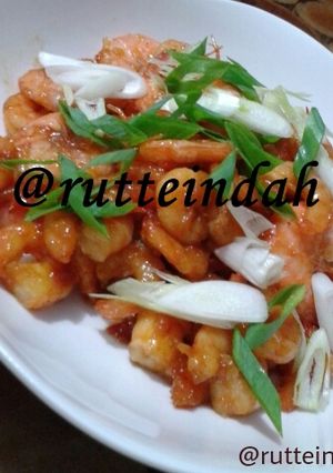 Foto resep Udang Nyemek Madu Pedas