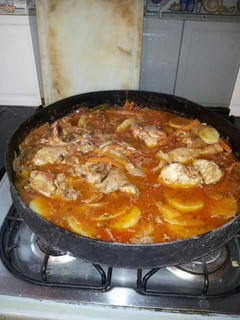 Una foto de Pollo al disco