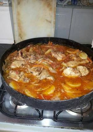Una foto de Pollo al disco