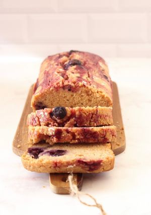 Foto di Plumcake alla panna e mirtilli 🫐