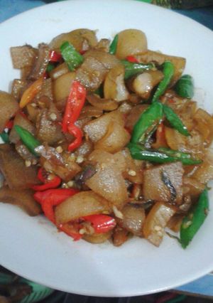 Foto resep oseng kikil pedas