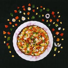 Instant Veg Pizza A picture of Instant Veg Pizza.