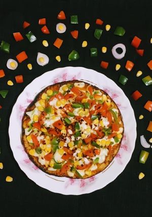 A picture of Instant Veg Pizza.