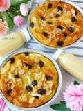 Coconut Bread Pudding With Custard Vla