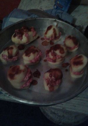 Una foto de Papa rellena