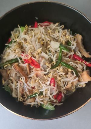 Foto resep Tumis tauge ikan asin