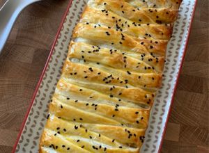Une photo de ☆Tresse Feuilletée à la Truite Fumée☆