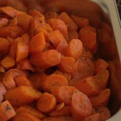 A picture of Glazed carrots.