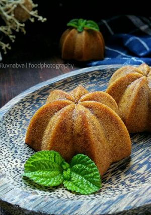 Foto resep Eggless Steamed Caramel Cake