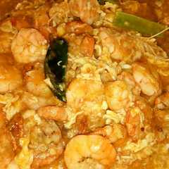 A picture of Udang Saus Padang.