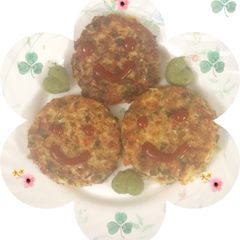 A picture of Healthy vegetable pancakes.