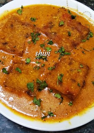 मसूर दाल की बर्फी की सब्जी रेसिपी मुख्य फोटो