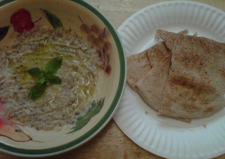 طريقة عمل بابا غنوج بدون طحينة