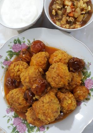 عکسی از دستور کوفته برنجی