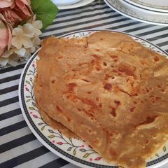 A picture of Khasta karara paratha.
