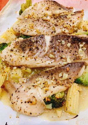 檸檬紙包魚 的食譜成品照片