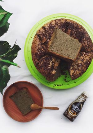 Foto resep Caffè mocha chiffon cake (mocaccino chiffon cake)