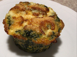 Una foto de Muffins de Espinaca y Queso SIN HARINA, SIN SAL